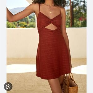 By Anthropologie cut out dress Sz M NWT